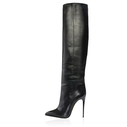 Patent PU material female boots thigh high shoes gilrs boots winter factory hot selling design